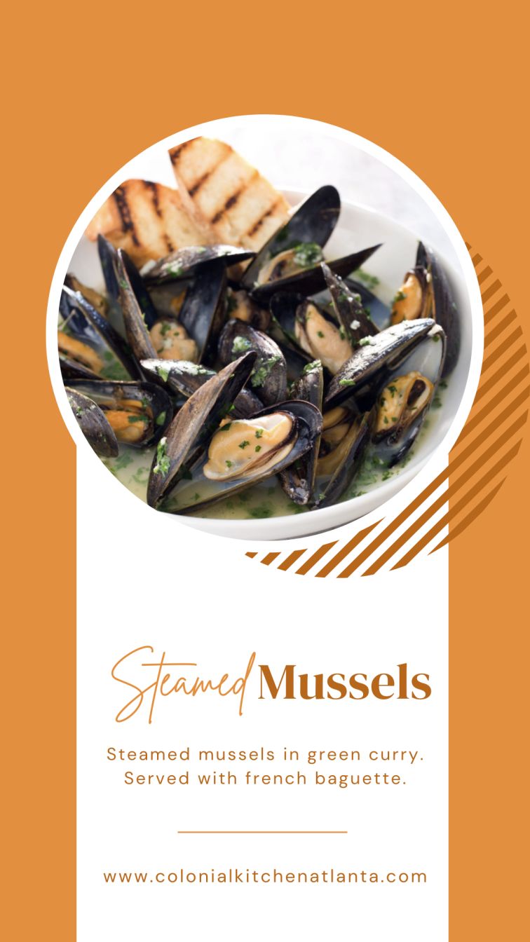 Steamed Mussels - Colonial Kitchen & Bar